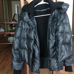 Womens Black (XS) Alice and Olivia Puffer Coat